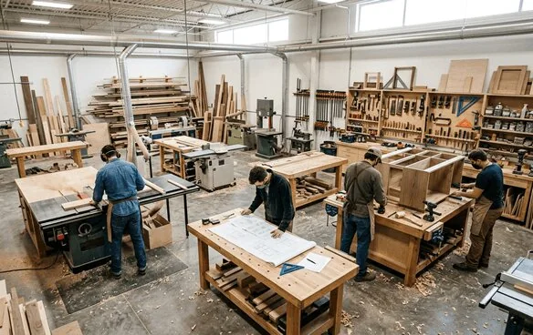 Every plan is built in the workshop first